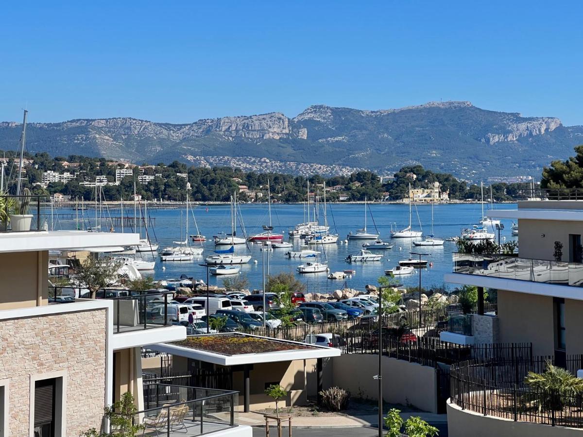 Apartamento L'Apart'83 - T2 Classe 5 Etoiles - Belle Vue Sur La Baie Du Lazaret Saint-Elme Exterior foto